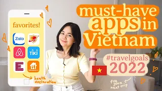 Useful Apps for your Travel in Vietnam 🇻🇳 2022 (Tourism Reopening)