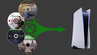 Inserting Xbox discs into PlayStation 5