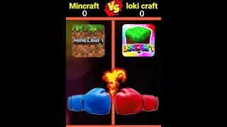 Minecraft vs Loki craft 🤯 || देख लो किसमें कितना है दम 🤔 #shorts