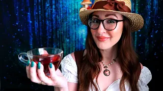 ASMR Forest witch mixes you a love potion ☕️💖 | soft spoken Mad Hatter's day roleplay