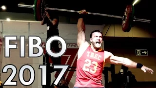 DMITRY KLOKOV AT FIBO 2017 | 101KG One arm snatch & 200KG Push Press || Weightlifting legend