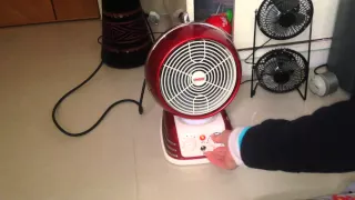 Unold oscillating fan heater