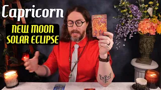 CAPRICORN ♑︎ “VICTORY! AFTER YOUR DARK NIGHT!” 🕊️ NEW MOON SOLAR ECLIPSE ✨ Tarot Reading ASMR