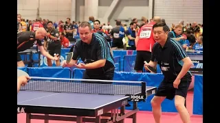 2018 World Veteran Championships Table Tennis - Singles Quarterfinals - Table 4