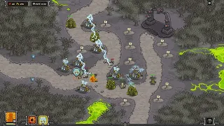 Kingdom Rush Rotten Forrest Tesla ONLY challenge (Veteran)