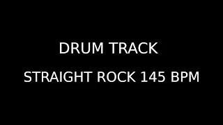 145 BPM - Drum track only - Straight rock backing track