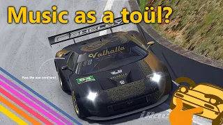 How will music affect my simracing?