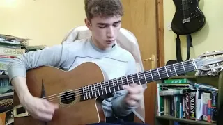 Django's solo on J'attendrai - attempted with 2 fingers