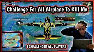 CHALLENGING ALL AIRPLANE 🥵 | IPAD PRO 6-FINGERS CLAW NO GYRO HANDCAM | PUBG MOBILE