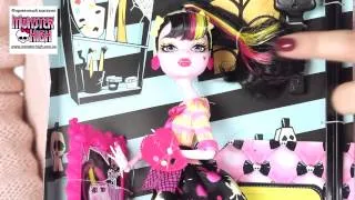 Обзор куклы Монстер Хай Дракулора Monster High Draculaura, серия Арт Класс