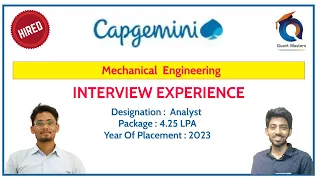 Capgemini Interview Experience | Designation: Analyst