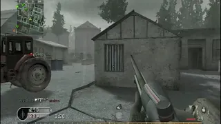 CoD MWR Wii: AWESOME Long Distance No-Scope at Downpour!