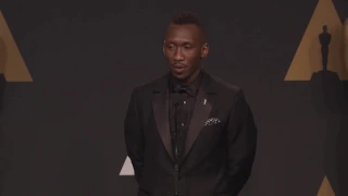 Mahershala Ali “Moonlight,” Best Supporting Actor - Oscars 2017 - Full Backstage Interview