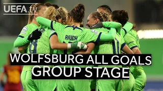 #UWCL | WOLFSBURG All Group Stage GOALS!