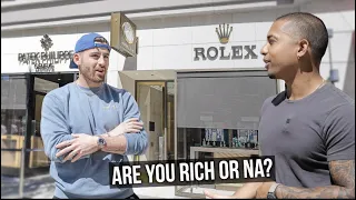 Asking Rolex Buyers How They Got Rich?