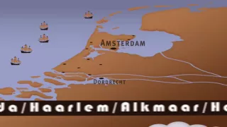 Animatie video - Illustratie animatie Water tekent de Stad