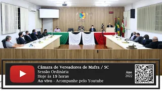 Sessão ordinária - 29 de março de 2022 - MAFRA/SC