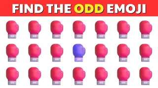 FIND THE ODD EMOJI OUT #054  | Odd One Out Puzzle | Find The Odd Emoji Quizzes