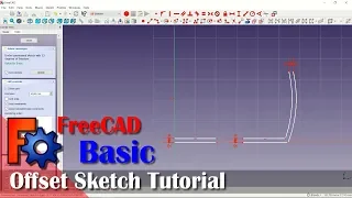 How To Offset Sketch In FreeCAD Tutorial For Beginner