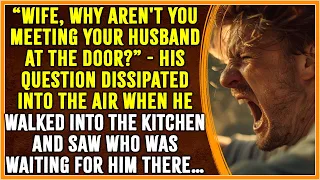 “WHY NO GREETING, WIFE?” HIS QUERY VANISHED AS HE SAW WHO AWAITED IN THE KITCHEN… Just Come Back!