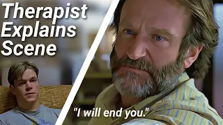 Good Will Hunting scene Explained by Therapist | "I will end you" analysis