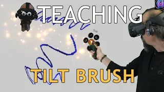 Teaching Tilt Brush: Quick Tools Menu