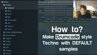 How to make a Drumcode Style Techno track with DEFAULT samples & VST | FL Studio