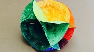 Easy craft: How to make a 3D colour wheel