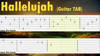 "Hallelujah" - Fingerstyle guitar Tab tutorial