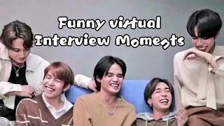 SB19 Funny virtual interview moments (2021 ENG CC) part 1