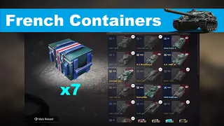 French Containers Opening WoT Blitz - Hunt for Top Premium Tanks!