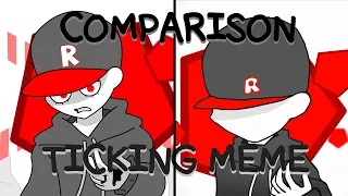 Ticking Meme REMAKE vs OLD comparison | Guest | Roblox Animation Meme