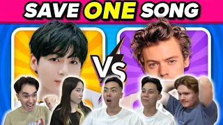 WE PLAY KPOP vs POP ❤️‍🔥 | Save One Drop One Song 🎵 [Extreme Edition]