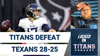 VICTORY MONDAY - Titans Beat Texans 28-25: Takeaways, #TitanUpTitanDown & AFC Road| Locked On Titans