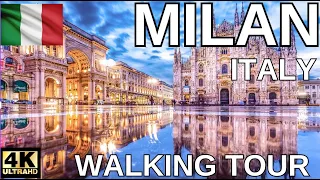 Milan: Italy 4K-UHD - Easter Walking Tour - With Captions!