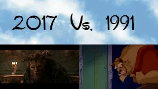 Beauty & The Beast Scene/Dialogue Comparision #2 Dinner Invitation (1991 Vs. 2017)