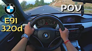 BMW E91 320D 163HP | POV TEST DRIVE