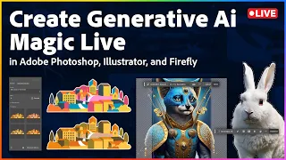 Create Generative AI Magic Live in Adobe Photoshop, Illustrator and Firefly