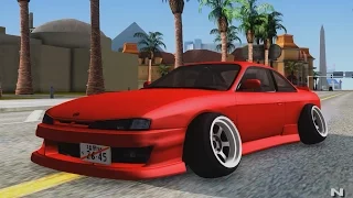 Nissan Silvia S14 Low and Slow - GTA San Andreas 1440p / 2,7K _REVIEW