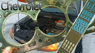 Chevrolet Lacetti 1.4 замена прокладки ГБЦ, замена ГРМ, ремни, ролики, .