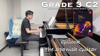 Grade 3 C2 | Gillock - The Spanish Guitar | ABRSM Piano Exam 2023-2024 | Stephen Fung 🎹