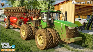 #FarmingSimulator22🔹Doing Oat Harvesting Contracts. Baling & Hauling Straw🔹#Elmcreek Ep.61🔹#4K