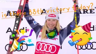 Ski Alpin Women's last giant Slalom 2023 - Soldeu 1.run Highlights