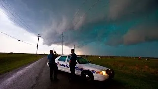 Storm Chase - Lawton & Frederick Tornado Warned Storms, Oklahoma - 17th April 2013