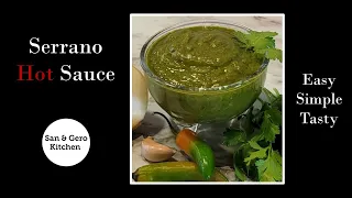 How to make Amazing Serrano Hot Sauce