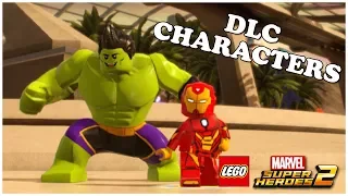 LEGO Marvel Superheroes 2 - ALL DLC CHARACTERS (Part 2) - Champions DLC