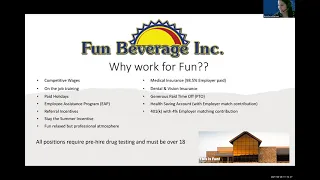 Fun Beverage Inc.- Workforce Flathead Opportunity Fair 2021