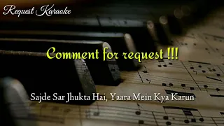 Karaoke |♪ Tujh Mein Rab Dikhta Hai Female ♪ | Unplugged