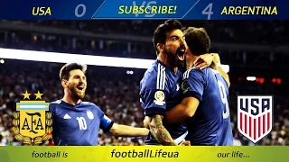 USA vs Argentina 0-4 | All Goals & Highlights 22.06.2016 | HD