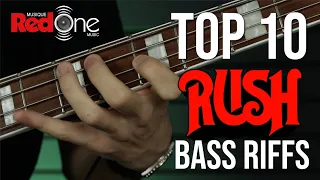 Top 10 RUSH Bass Riffs feat. Tech 21 DI-2112 SansAmp Geddy Lee Signature Pedal